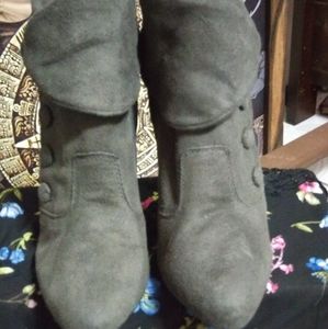 Gray Ankle Boots